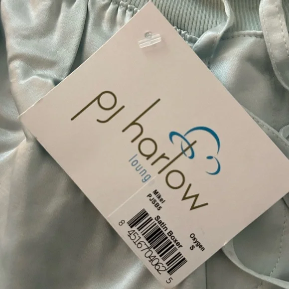 Phlown Women's Soft Blue Pajama Shorts - Picture 2 of 2